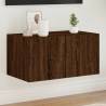 TV Wall Cabinet with LED Lights Brown Oak 60x35x31 cm Colour brown oak Size 60 x 35 x 31 cm Quantity in Package 1 