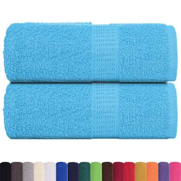 Turquoise Soap Towels 2 pcs - 100% Cotton, 30x30 cm | HipoMarket