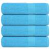  Hand Towels 4 pcs Turquoise 50x100 cm 360 gsm 100% Cotton Colour turquoise Size 50 x 100 cm Quantity in Package 4 