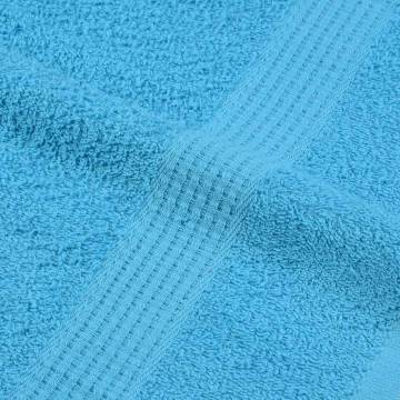 Turquoise Shower Towels - 2 pcs, 100% Cotton, 70x140 cm