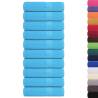 Bath Towels 10 pcs Turquoise 100% Cotton - Soft & Absorbent