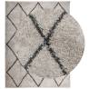 Shaggy Rug PAMPLONA - High Pile Beige and Anthracite 300x400 cm