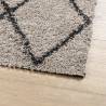 Shaggy Rug PAMPLONA - High Pile Beige and Anthracite 300x400 cm