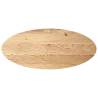 Solid Oak Oval Table Top 140x60 cm - Durable & Stylish