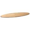 Solid Oak Oval Table Top 140x60 cm - Durable & Stylish