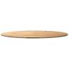 Solid Oak Oval Table Top 140x60 cm - Durable & Stylish