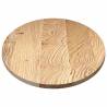 Solid Oak Oval Table Top 140x60 cm - Durable & Stylish