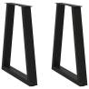  Coffee Table Legs V-Shape 2 pcs Black 50x(72-73) cm Steel Colour black Size 50 x (72-73) cm Quantity in Package 2 Number of 1 