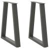  Coffee Table Legs V-Shape 2 pcs Anthracite 50x(72-73) cm Steel Colour anthracite Size 50 x (72-73) cm Quantity in Package 2 Number of 1 