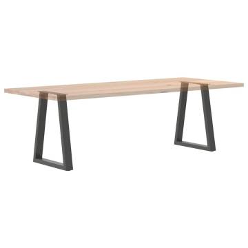 V-Shape Coffee Table Legs - Anthracite Steel (50x72-73 cm)