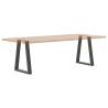 V-Shape Coffee Table Legs - Anthracite Steel (50x72-73 cm)