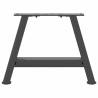 A-Shaped Coffee Table Legs (Anthracite) - Durable Steel Design