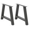  Coffee Table Legs A-Shaped 2 pcs Anthracite 60x(42-43) cm Steel Colour anthracite Size 60 x (42-43) cm Quantity in Package 1 Number of 