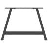 A-Shaped Coffee Table Legs - Anthracite Steel (2 pcs) | HipoMarket