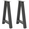  Coffee Table Legs A-Shaped 2 pcs Anthracite 50x(72-73) cm Steel Colour anthracite Size 50 x (72-73) cm Quantity in Package 1 Number of 