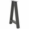 Coffee Table Legs A-Shaped Anthracite 50x(72-73) cm - Set of 2