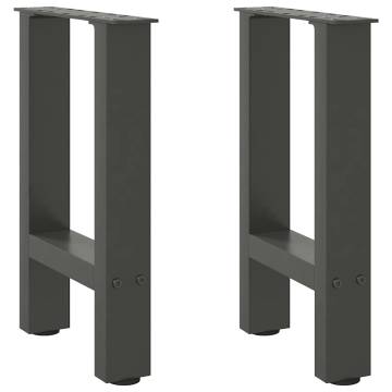 Buy Anthracite Coffee Table Legs - 2 pcs Steel | HipoMarket