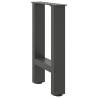 Buy Anthracite Coffee Table Legs - 2 pcs Steel | HipoMarket