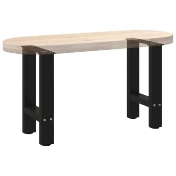 Black Coffee Table Legs – 2 pcs Steel 38x(42-43) cm