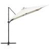 Cantilever Umbrella with LED Lights - 250x250 cm Sand