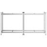 2-Layer Tyre Shelves - 2 pcs Silver | Durable Steel Storage