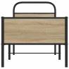 Sonoma Oak Bed Frame 80x200 cm - Elegant & Durable Design