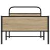 Stylish Bed Frame 107x203 cm in Sonoma Oak - Durable Design