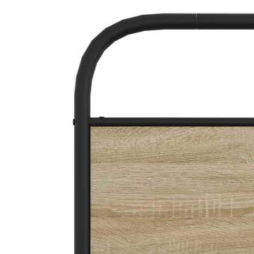 Stylish Bed Frame 107x203 cm in Sonoma Oak - Durable Design