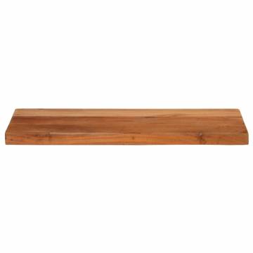 Solid Wood Acacia Table Top 50x20 cm | Rustic Charm