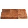 Solid Wood Acacia Table Top 50x20 cm | Rustic Charm