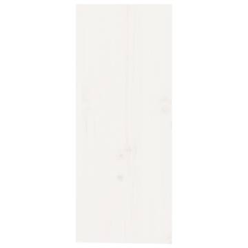 Wine Cabinet White 62x25x62 cm - Solid Wood Pine | HipoMarket