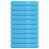  Sauna Towels 10 pcs Turquoise 80x200 cm 360 gsm 100% Cotton Colour turquoise Size 80 x 200 cm Quantity in Package 10 