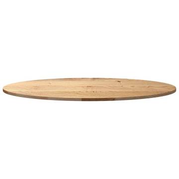 Solid Oak Table Top 120x60 cm - Oval Design | HipoMarket