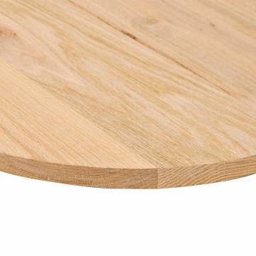 Solid Oak Table Top 120x60 cm - Oval Design | HipoMarket