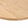 Solid Oak Table Top 120x60 cm - Oval Design | HipoMarket