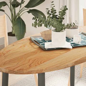 Light Brown Solid Oak Table Top 120x60cm - HipoMarket UK