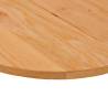 Light Brown Solid Oak Table Top 120x60cm - HipoMarket UK