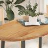  Table Top Light Brown 120x60x4 cm Solid Wood Oak Oval Colour light brown Size 120 x 60 x 4 cm Quantity in Package 1 