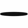 Table Top Dark Brown 100x50 cm Solid Wood Oak Oval | HipoMarket