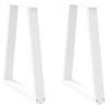  Coffee Table Legs V-Shape 2 pcs White 60x(72-73) cm Steel Colour white Size 60 x (72-73) cm Quantity in Package 2 Number of 1 