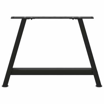 Stylish A-Shaped Black Coffee Table Legs - 60 cm | HipoMarket