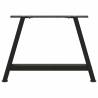 Stylish A-Shaped Black Coffee Table Legs - 60 cm | HipoMarket