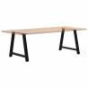 A-Shaped Coffee Table Legs Black - 90x(72-73) cm Steel