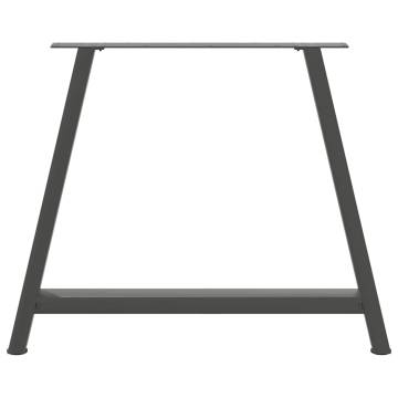 A-Shaped Coffee Table Legs - 2 pcs Anthracite Steel