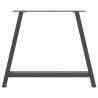 A-Shaped Coffee Table Legs - 2 pcs Anthracite Steel