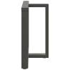 Dining Table Legs T-Shaped - 2 pcs Anthracite Steel 100x35 cm