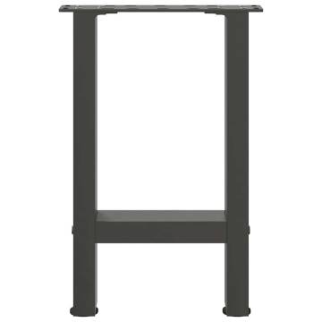 Coffee Table Legs Anthracite - Durable Steel (2 pcs) | HiPoMarket