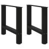  Coffee Table Legs Black 2 pcs 60x(42-43) cm Steel Colour black Size 60 x (42-43) cm Quantity in Package 2 Number of 1 