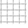 Crimped Stainless Steel Garden Wire Fence 50x50 cm - Durable