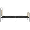 Stylish Sonoma Oak Bed Frame 90x190 cm - No Mattress Included